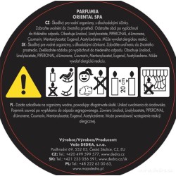 250 ml sójová vonná eko-svíce, ORIENTAL SPA, PARFUMIA®