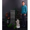 53 cm přírodní kaskáda pokojová fontána, s LED osvětlením, s LED osvětlením
